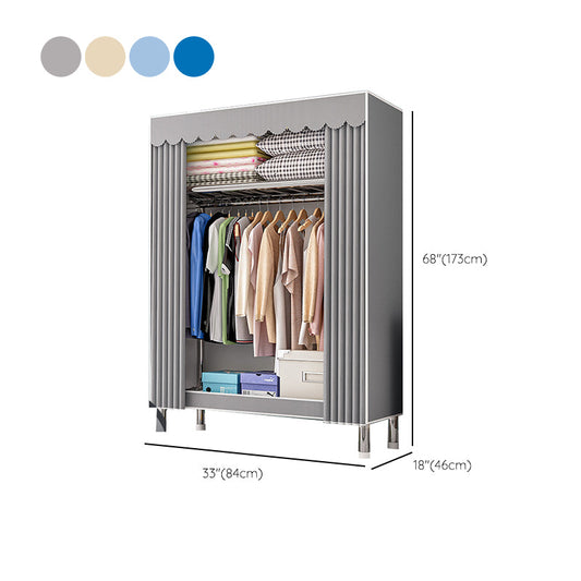 Armadio con finitura opaca al coperto contemporaneo per camera da letto