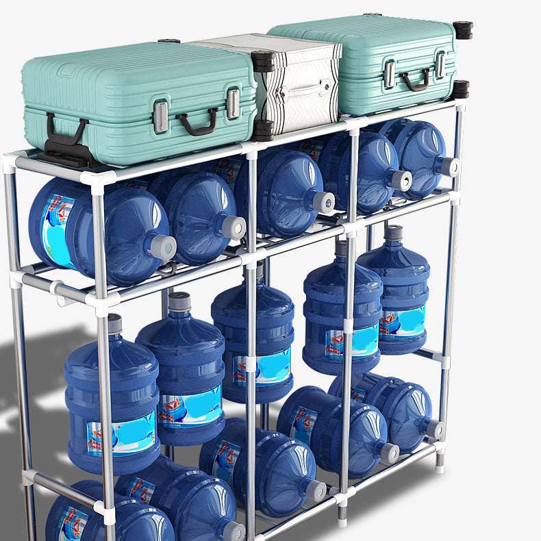 Armoire de style contemporain placard de garde-robe de chambre en métal avec rail de vêtements