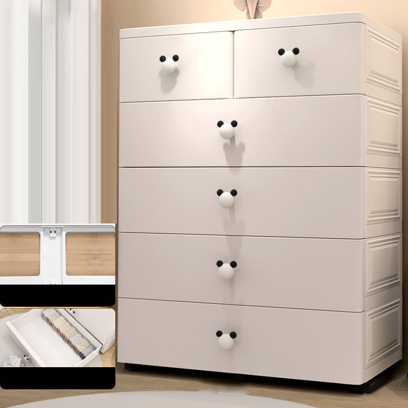 Acabado mate de plástico gabinete de almacenamiento moderno no colgante con cajones