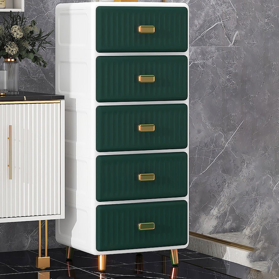 Cabinet de rangement en plastique mate en plastique armoire contemporaine avec des jambes métalliques