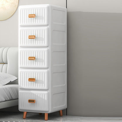 Cabinet de rangement en plastique mate en plastique armoire contemporaine avec des jambes métalliques
