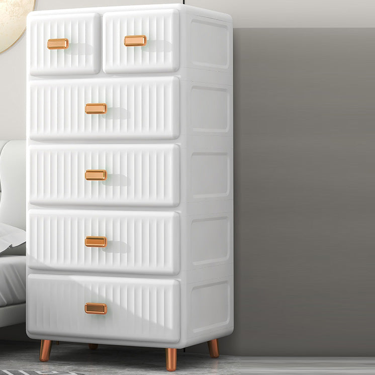 Cabinet de rangement en plastique mate en plastique armoire contemporaine avec des jambes métalliques