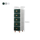 Cabinet de rangement en plastique mate en plastique armoire contemporaine avec des jambes métalliques