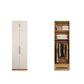 Contemporary Style Wardrobe Wooden Bedroom Closet with Hinged Door