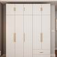 Contemporary Style Wardrobe Wooden Bedroom Closet with Hinged Door