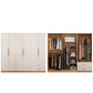 Contemporary Style Wardrobe Wooden Bedroom Closet with Hinged Door
