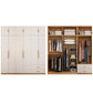 Contemporary Style Wardrobe Wooden Bedroom Closet with Hinged Door