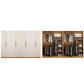 Contemporary Style Wardrobe Wooden Bedroom Closet with Hinged Door