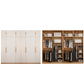 Contemporary Style Wardrobe Wooden Bedroom Closet with Hinged Door