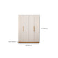 Contemporary Style Wardrobe Wooden Bedroom Closet with Hinged Door