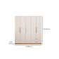 Contemporary Style Wardrobe Wooden Bedroom Closet with Hinged Door