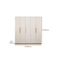 Contemporary Style Wardrobe Wooden Bedroom Closet with Hinged Door