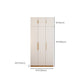 Contemporary Style Wardrobe Wooden Bedroom Closet with Hinged Door