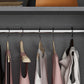 Modern Glass Wardrobe Cloth Rod Included Wardrobe Closet without Light Clearhalo 'Armoires & Wardrobes' 'armoires_wardrobes' 'Bedroom Furniture' 'furn' 'furn_armoires_wardrobes' 'Furniture' 6565417