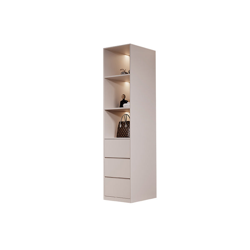 Contemporary Style Wardrobe Wooden Bedroom Wardrobe Closet with Shelves