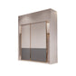 Contemporary Style Wardrobe Wooden Bedroom Wardrobe Closet with Shelves
