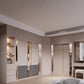 Contemporary Style Wardrobe Wooden Bedroom Wardrobe Closet with Shelves