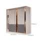 Contemporary Style Wardrobe Wooden Bedroom Wardrobe Closet with Shelves