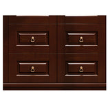 Rubberwood Cabinet with Drawers French Country Wardrobe for Home Clearhalo 'Armoires & Wardrobes' 'armoires_wardrobes' 'Bedroom Furniture' 'furn' 'furn_armoires_wardrobes' 'Furniture' 6565507