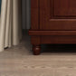 Rubberwood Cabinet with Drawers French Country Wardrobe for Home Clearhalo 'Armoires & Wardrobes' 'armoires_wardrobes' 'Bedroom Furniture' 'furn' 'furn_armoires_wardrobes' 'Furniture' 6565508