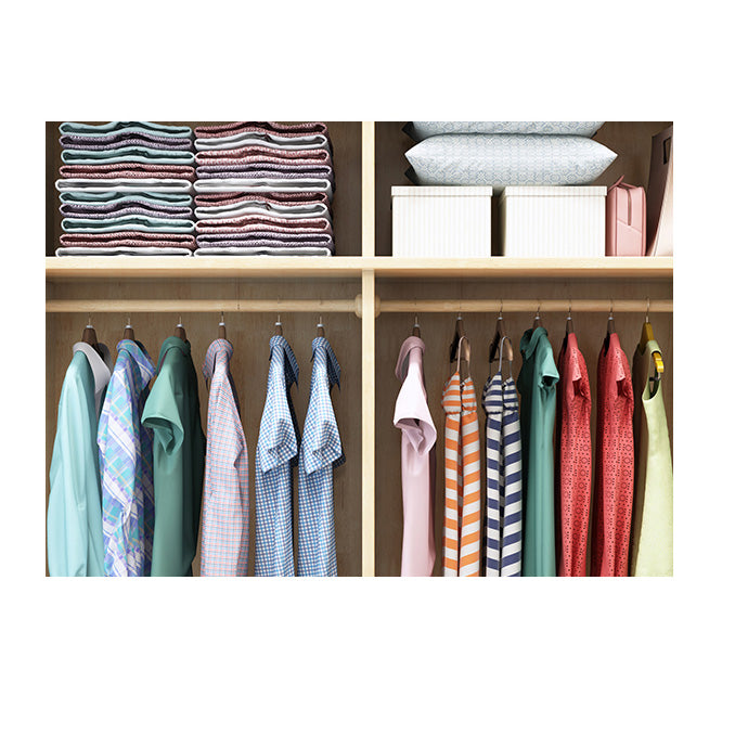 Rubberwood Cabinet with Drawers French Country Wardrobe for Home Clearhalo 'Armoires & Wardrobes' 'armoires_wardrobes' 'Bedroom Furniture' 'furn' 'furn_armoires_wardrobes' 'Furniture' 6565510