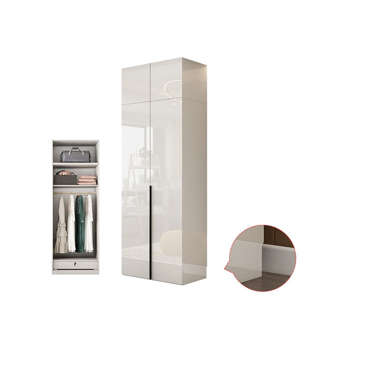 Armadio in legno di colore bianco morbido armadio del cassetto vicino per la camera da letto