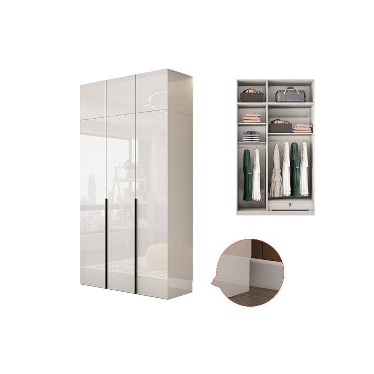 Armadio in legno di colore bianco morbido armadio del cassetto vicino per la camera da letto