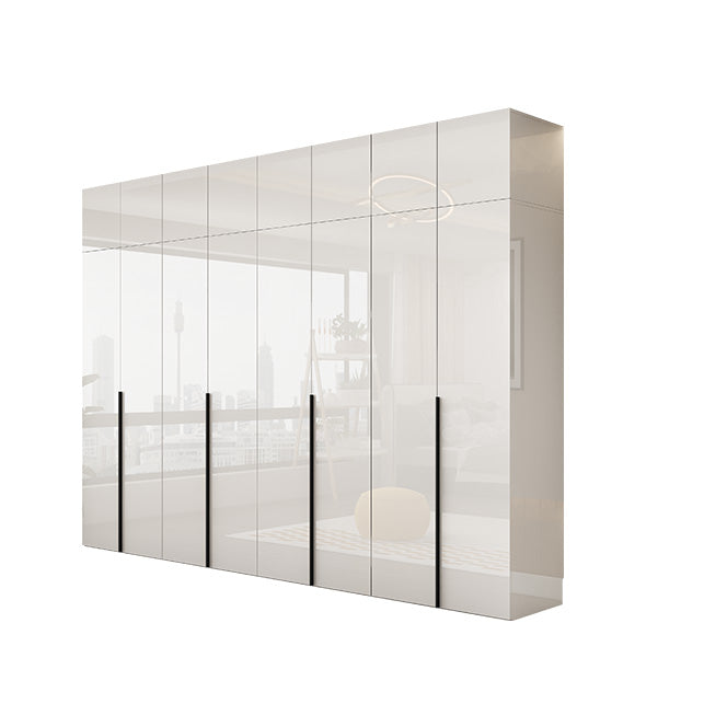 Armadio in legno di colore bianco morbido armadio del cassetto vicino per la camera da letto