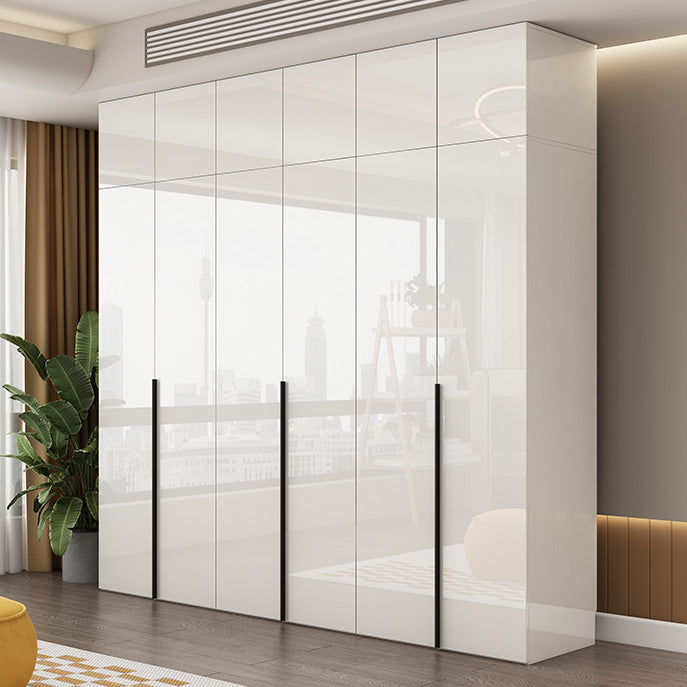 Armadio in legno di colore bianco morbido armadio del cassetto vicino per la camera da letto