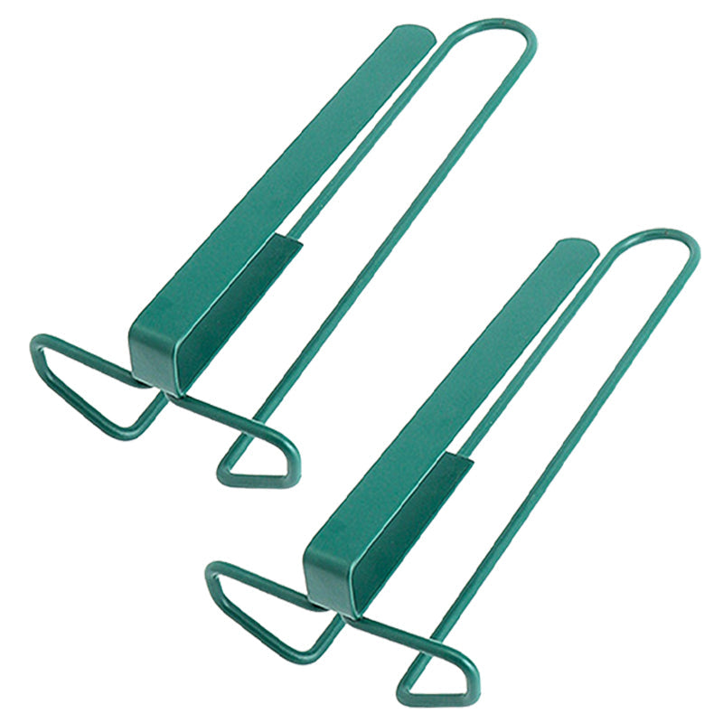 Porta in vetro di vetro in metallo contemporaneo in vetro sospeso e supporto per stelo