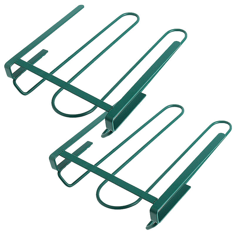 Porta in vetro di vetro in metallo contemporaneo in vetro sospeso e supporto per stelo