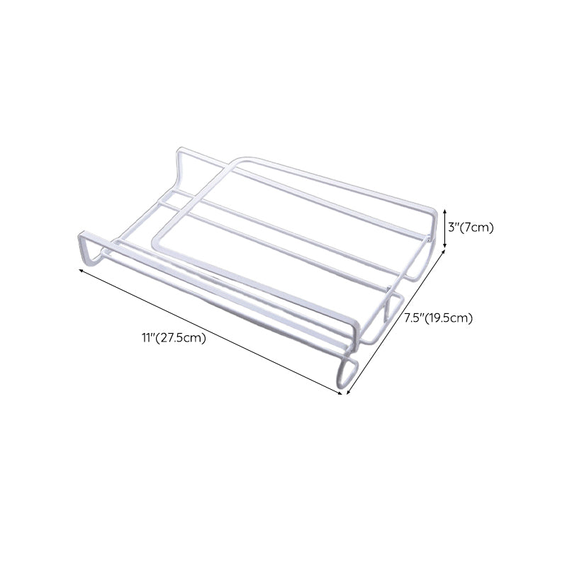 Porte-verre en verre en métal contemporain et stemware suspendu en verre de vin suspendu pour cuisine