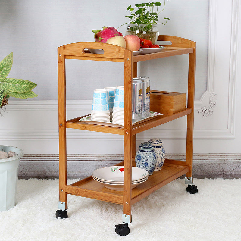 Trolly da cucina in legno fabbricato Trolle da cucina a magazzino