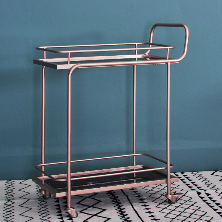 ホームダイニング準備テーブルキャスター付きモダンな長方形の準備テーブル