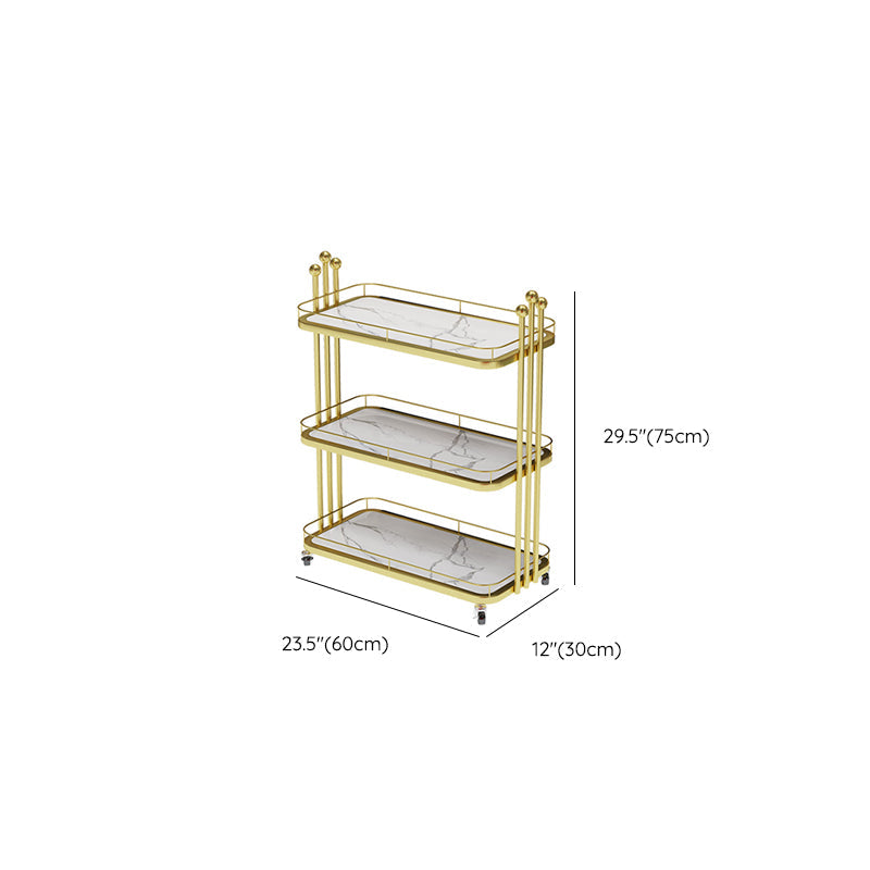 Open Storage Prep Table Modern Dining Room Rectangular Prep Table