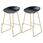 Glam Rectangle Bar Table Set 1/2/3/4 Pieces Faux Marble Pub Set for Dining Room Black 30"H Stools (Set of 2) Clearhalo 'Bar Furniture' 'furn' 'furn_home_bar_bar_sets' 'Furniture' 'Home Bars & Bar Sets' 'home_bar_bar_sets' 'Kitchen & Dining Furniture' 6566003