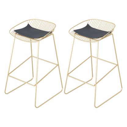 Glam Rectangle Bar Table Set 1/2/3/4 Pieces Faux Marble Pub Set for Dining Room Matte Gold 27.5"H Stool (Set of 2) Clearhalo 'Bar Furniture' 'furn' 'furn_home_bar_bar_sets' 'Furniture' 'Home Bars & Bar Sets' 'home_bar_bar_sets' 'Kitchen & Dining Furniture' 6566007