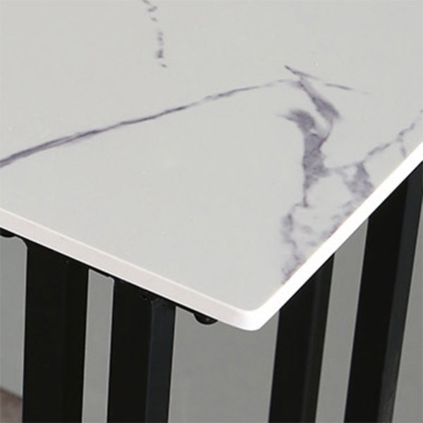 Glam Rectangle Bar Table Set 1/2/3/4 Pieces Faux Marble Pub Set for Dining Room Clearhalo 'Bar Furniture' 'furn' 'furn_home_bar_bar_sets' 'Furniture' 'Home Bars & Bar Sets' 'home_bar_bar_sets' 'Kitchen & Dining Furniture' 6566008