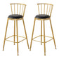Glam Rectangle Bar Table Set 1/2/3/4 Pieces Faux Marble Pub Set for Dining Room Black-Gold 30"H Stools (Set of 2) Clearhalo 'Bar Furniture' 'furn' 'furn_home_bar_bar_sets' 'Furniture' 'Home Bars & Bar Sets' 'home_bar_bar_sets' 'Kitchen & Dining Furniture' 6566011