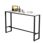 Set tavolo da bar rettangolare in marmo Set da barra per altezza barra in stile industriale 1/3/5 pezzi
