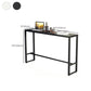 Set tavolo da bar rettangolare in marmo Set da barra per altezza barra in stile industriale 1/3/5 pezzi