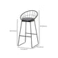 Set tavolo da bar rettangolare in marmo Set da barra per altezza barra in stile industriale 1/3/5 pezzi