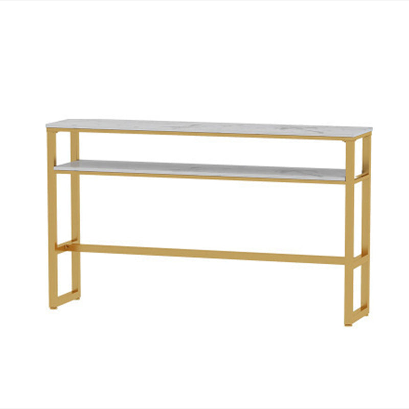 Glam Style Bar Set 1/2/3/5 Pieces Faux Marble Rectangle Counter Set Clearhalo 'Bar Furniture' 'furn' 'furn_home_bar_bar_sets' 'Furniture' 'Home Bars & Bar Sets' 'home_bar_bar_sets' 'Kitchen & Dining Furniture' 6566089