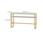 Glam Style Bar Set 1/2/3/5 Pieces Faux Marble Rectangle Counter Set Clearhalo 'Bar Furniture' 'furn' 'furn_home_bar_bar_sets' 'Furniture' 'Home Bars & Bar Sets' 'home_bar_bar_sets' 'Kitchen & Dining Furniture' 6566119