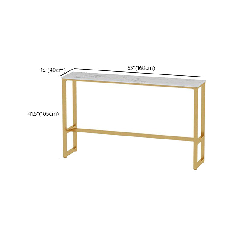 Glam Style Bar Set 1/2/3/5 Pieces Faux Marble Rectangle Counter Set Clearhalo 'Bar Furniture' 'furn' 'furn_home_bar_bar_sets' 'Furniture' 'Home Bars & Bar Sets' 'home_bar_bar_sets' 'Kitchen & Dining Furniture' 6566121