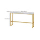 Glam Style Bar Set 1/2/3/5 Pieces Faux Marble Rectangle Counter Set Clearhalo 'Bar Furniture' 'furn' 'furn_home_bar_bar_sets' 'Furniture' 'Home Bars & Bar Sets' 'home_bar_bar_sets' 'Kitchen & Dining Furniture' 6566127
