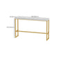 Glam Style Bar Set 1/2/3/5 Pieces Faux Marble Rectangle Counter Set Clearhalo 'Bar Furniture' 'furn' 'furn_home_bar_bar_sets' 'Furniture' 'Home Bars & Bar Sets' 'home_bar_bar_sets' 'Kitchen & Dining Furniture' 6566129