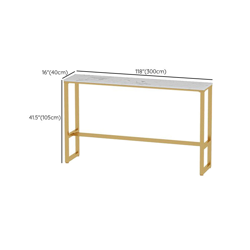 Glam Style Bar Set 1/2/3/5 Pieces Faux Marble Rectangle Counter Set Clearhalo 'Bar Furniture' 'furn' 'furn_home_bar_bar_sets' 'Furniture' 'Home Bars & Bar Sets' 'home_bar_bar_sets' 'Kitchen & Dining Furniture' 6566129