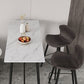 Juego de mesa de bar moderno, juego de barra rectangular de piedra de 1/2/3 piezas con taburetes tapizados
