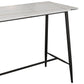 Juego de mesa de bar moderno, juego de barra rectangular de piedra de 1/2/3 piezas con taburetes tapizados